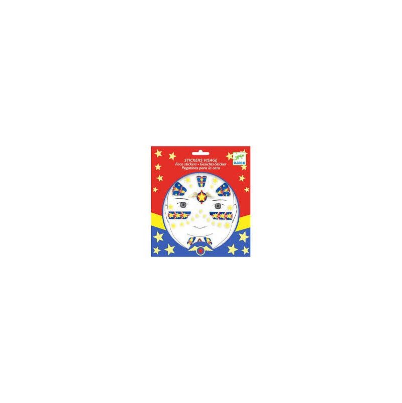 Stickers visages Super-héros - IkaIpaka Royan