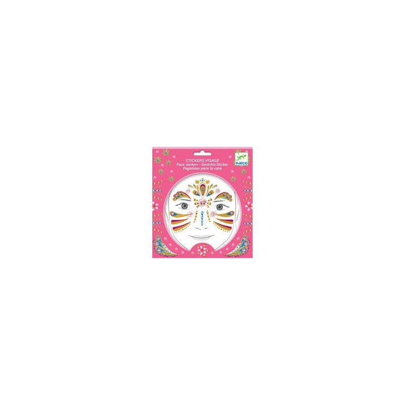 Stickers visages Princesse or - IkaIpaka Royan