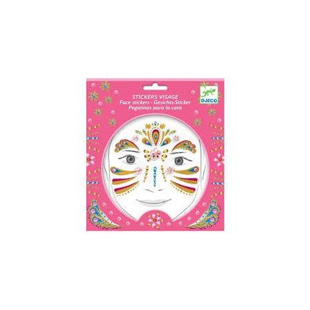 Stickers visages Princesse or - IkaIpaka Royan