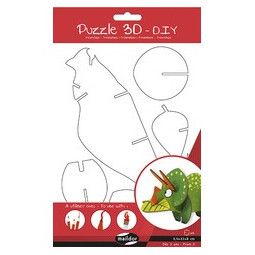 Puzzle 3D, Triceratops - IkaIpaka Royan