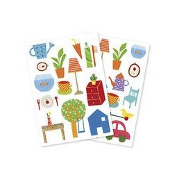 Baby stickers, Objets quotidiens, Sachet 6 pl  Ikaipaka jeux &