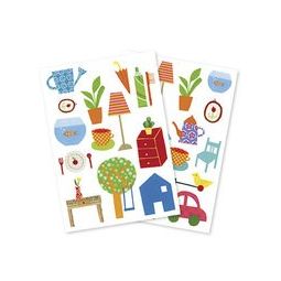 Baby stickers, Objets quotidiens, Sachet 6 pl  Ikaipaka jeux &