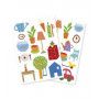 Baby stickers, Objets quotidiens, Sachet 6 pl  Ikaipaka jeux &