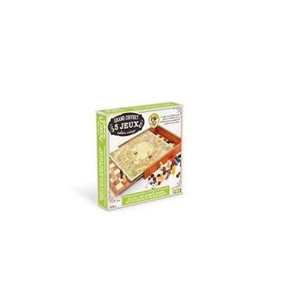 Coffret 5 jeux "vintage" avec plateau coulissant Cartamundi