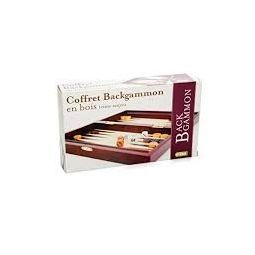 Backgammon acajou 28*15 Cartamundi Ikaipaka jeux & jouets Royan