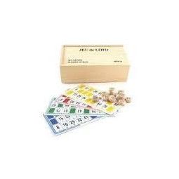 Coffret loto : jetons en bois + 48 cartes - IkaIpaka Royan