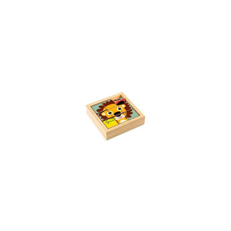 Cubes puzzles bois Tournanimo - IkaIpaka Royan