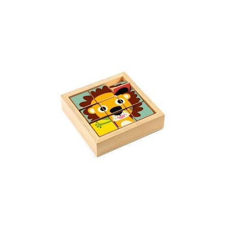 Cubes puzzles bois Tournanimo - IkaIpaka Royan