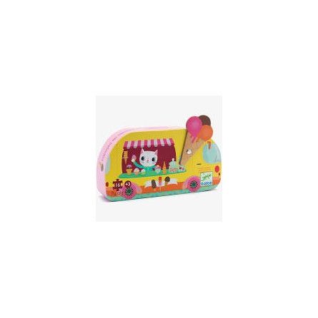 Puzzles silhouettes Le glacier - 16 pcs Djeco Ikaipaka jeux &