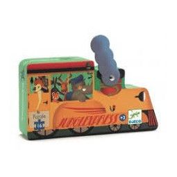 Puzzles silhouettes La locomotive - IkaIpaka Royan