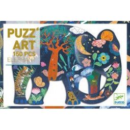 Puzz'Art Eléphant - 150 pcs - IkaIpaka Royan