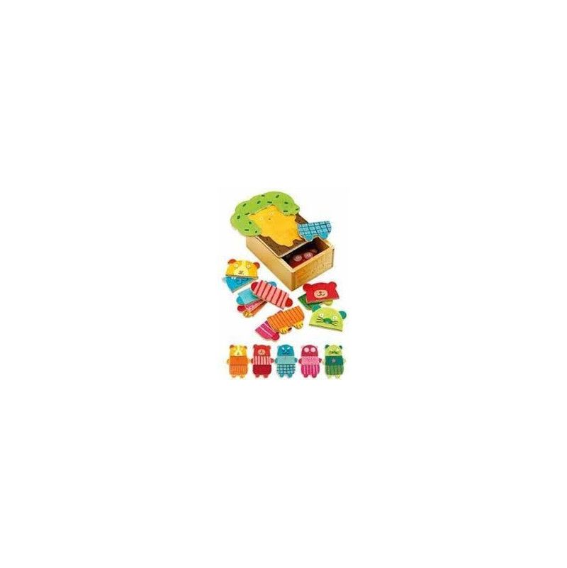 Puzzle bois abra doudou - IkaIpaka Royan