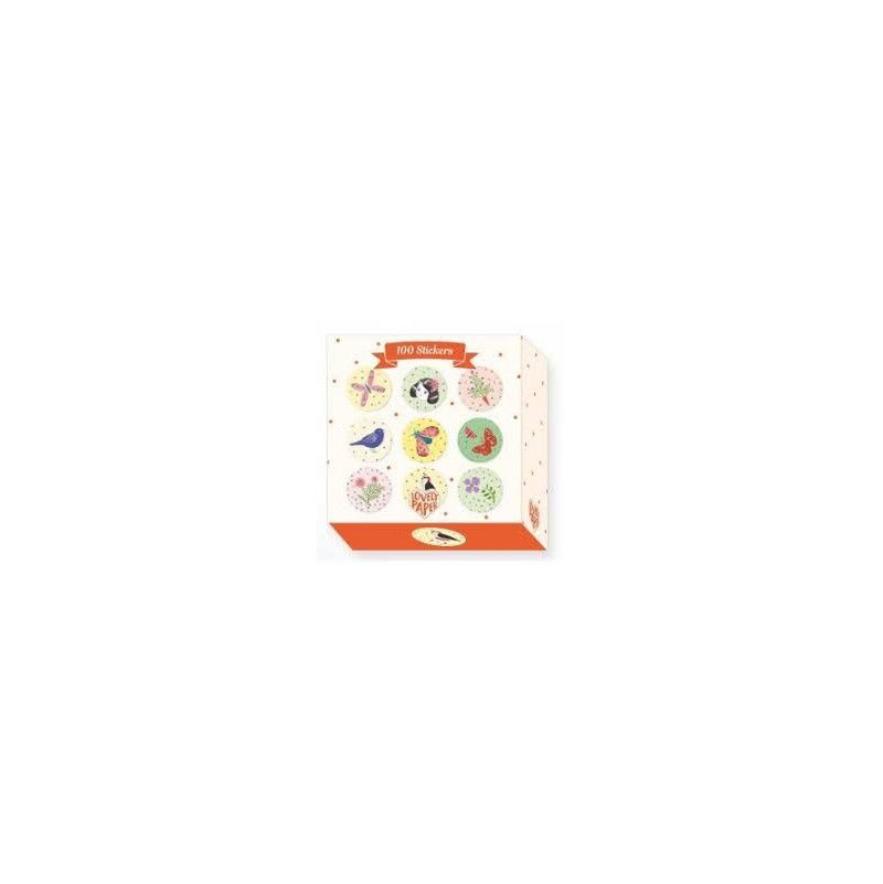100 Stickers - Chic Djeco Ikaipaka jeux & jouets Royan