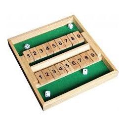 Shut the box double 9 Loisirs nouveaux Ikaipaka jeux & jouets