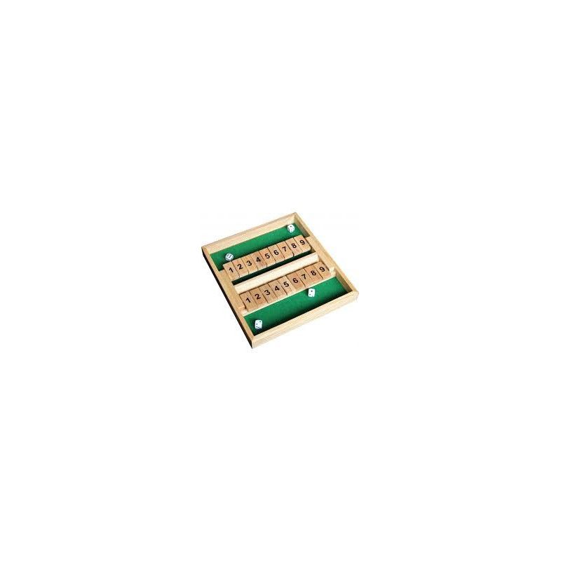 Shut the box double 9 Loisirs nouveaux Ikaipaka jeux & jouets