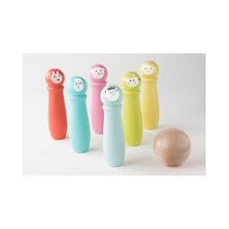 Jeu de 6 quilles Paris - 165mm + 1 boule d.75mm - IkaIpaka Royan