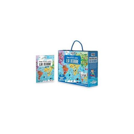 Puzzle + Livre - La terre Sassi Ikaipaka jeux & jouets Royan
