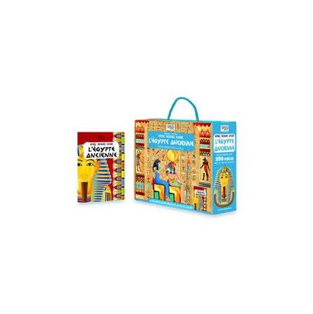 Puzzle + Livre - L’Égypte ancienne Sassi Ikaipaka jeux & jouets