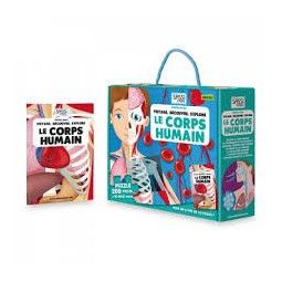 Puzzle + Livre - Le corps humain Sassi Ikaipaka jeux & jouets