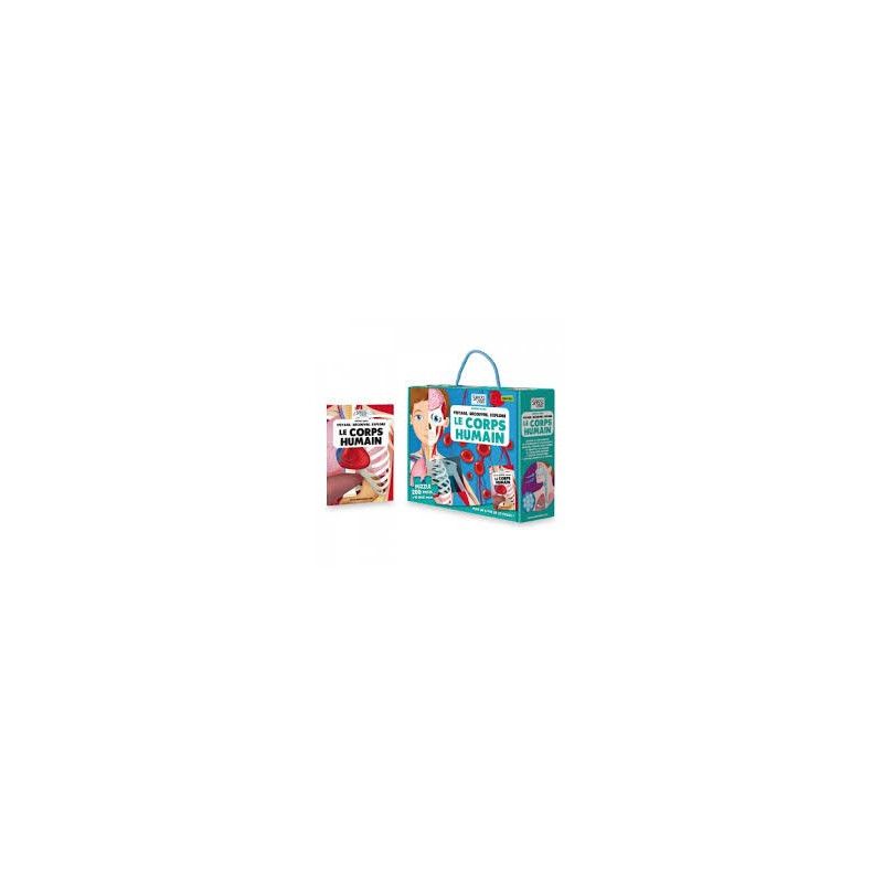 Puzzle + Livre - Le corps humain Sassi Ikaipaka jeux & jouets