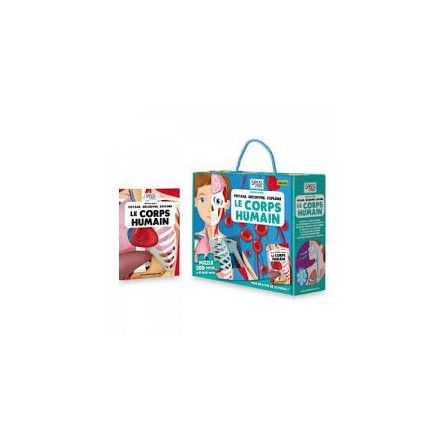 Puzzle + Livre - Le corps humain Sassi Ikaipaka jeux & jouets