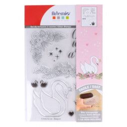 Set Tampons transparents - Lovely Swan - IkaIpaka Royan