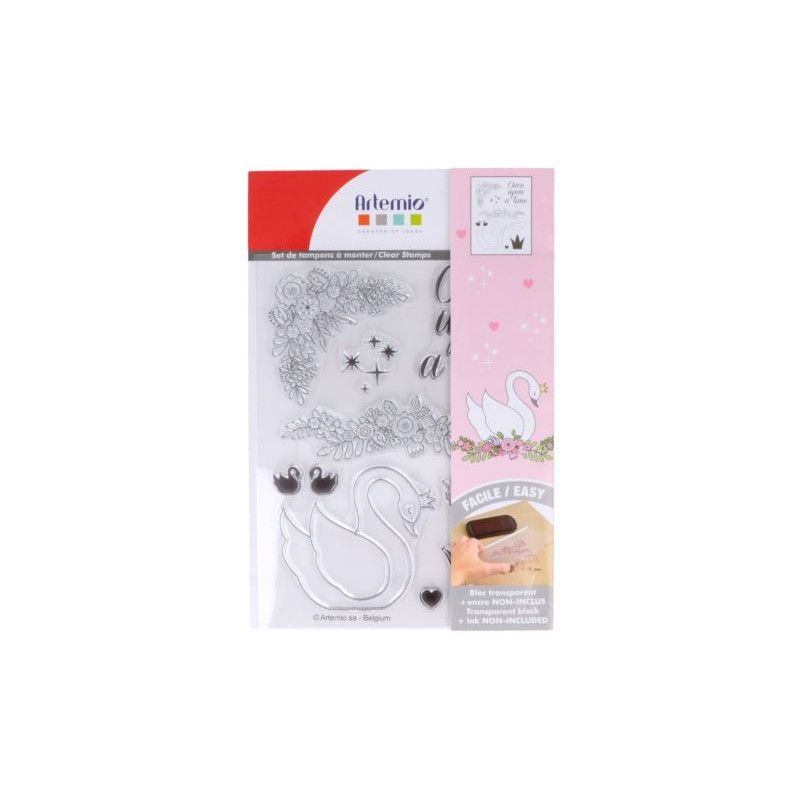 Set Tampons transparents - Lovely Swan - IkaIpaka Royan