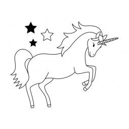 Tampon bois - Licorne - IkaIpaka Royan