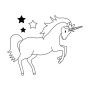 Tampon bois - Licorne - IkaIpaka Royan