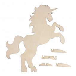 Licorne en bois - IkaIpaka Royan