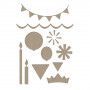 Birthay Cutting Dies Rayher Ikaipaka jeux & jouets Royan