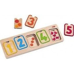 Puzzle en bois premiers chiffres - IkaIpaka Royan