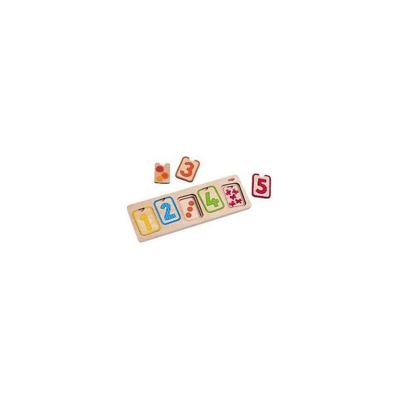 Puzzle en bois premiers chiffres - IkaIpaka Royan