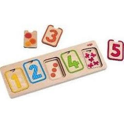 Puzzle en bois premiers chiffres - IkaIpaka Royan