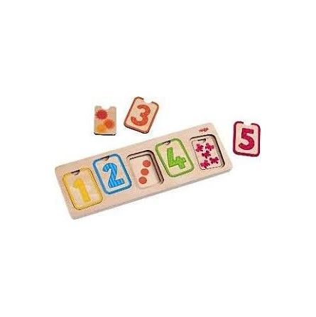 Puzzle en bois premiers chiffres - IkaIpaka Royan