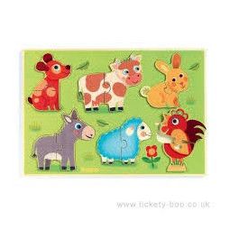 Puzzles bois Coucou-cow Djeco Ikaipaka jeux & jouets Royan