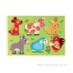 Puzzles bois Coucou-cow Djeco Ikaipaka jeux & jouets Royan