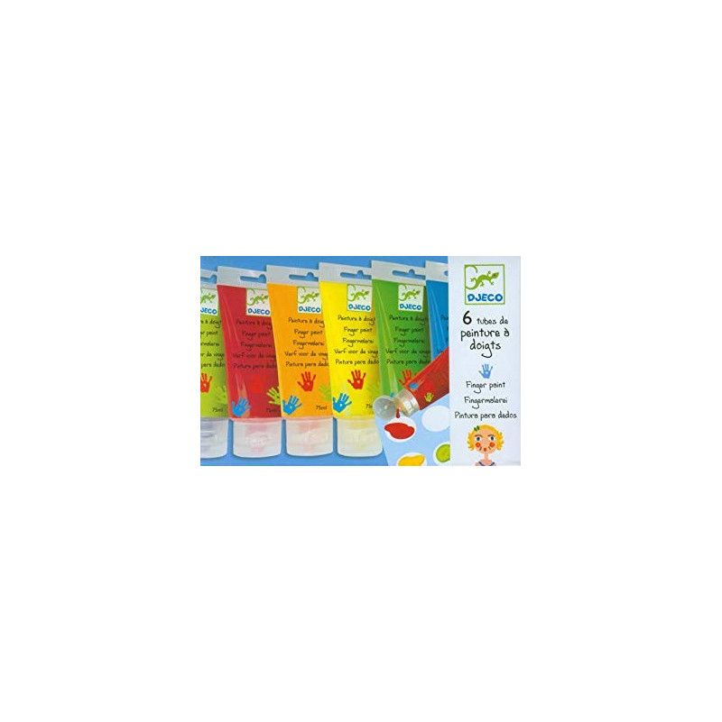 6 tubes Peinture à doigts Djeco Ikaipaka jeux & jouets Royan