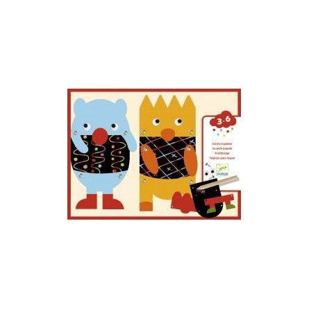 Cartes à gratter - Gratte les petits monstres - IkaIpaka Royan