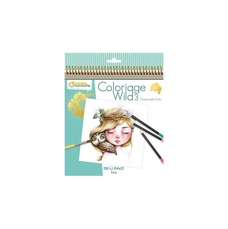 Carnet de Coloriage Wild 3 - IkaIpaka Royan