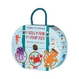 Puzzle en voyage, le sous marins des animaux - IkaIpaka Royan