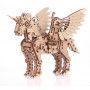 Puzzle maquette Licorne petite 3D mobile en bois Mr playwood - IkaIpaka Royan