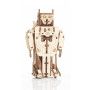 Puzzle maquette Robot-Avion transformeur 3D mobile en bois Mr playwood - IkaIpaka Royan