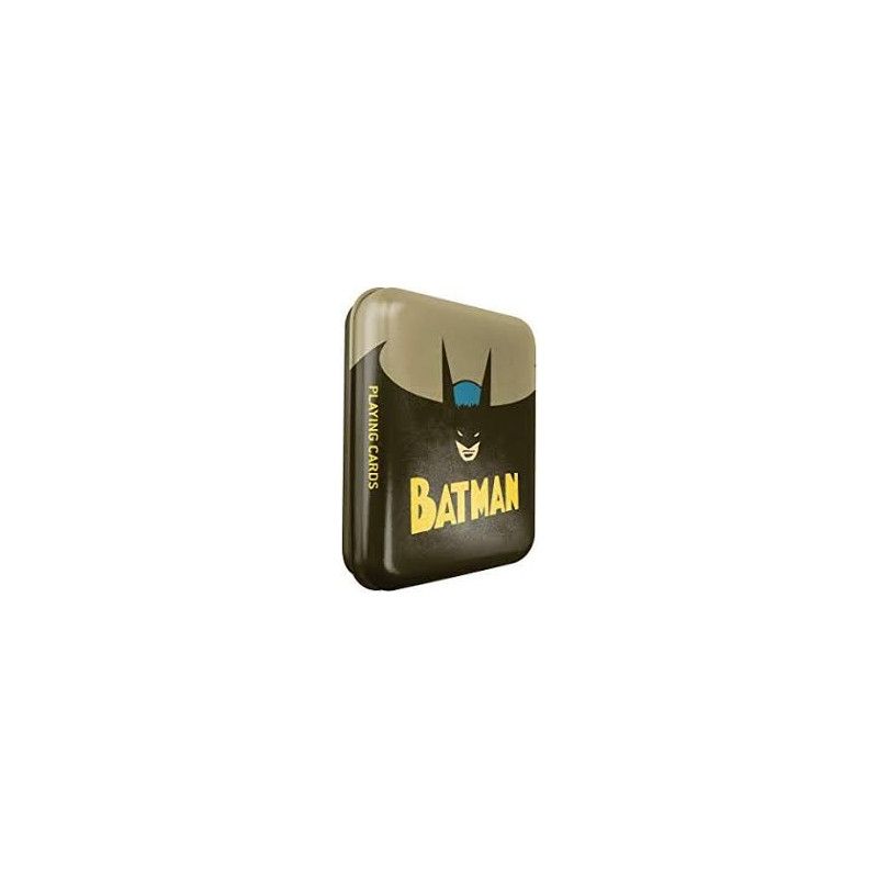 DC COMICS BOITE METAL VINTAGE BATMAN - JEU DE 54 CARTES - SUPER HERO - IkaIpaka Royan