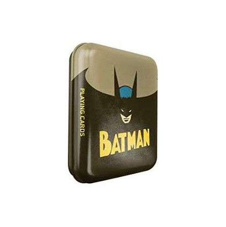 DC COMICS BOITE METAL VINTAGE BATMAN - JEU DE 54 CARTES - SUPER HERO - IkaIpaka Royan