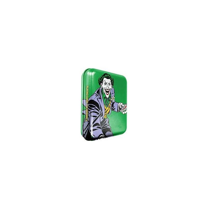 DC COMICS BOITE METAL VINTAGE JOKER - JEU DE 54 CARTES - SUPER HERO - IkaIpaka Royan
