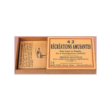 42 Récréations Amusantes marc vidal Ikaipaka jeux & jouets Royan