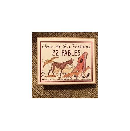 22 Fables de la Fontaine marc vidal Ikaipaka jeux & jouets Royan
