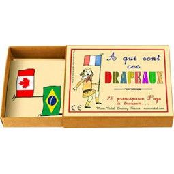 A qui sont ces Drapeaux  Ikaipaka jeux & jouets Royan