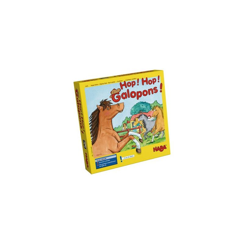 Hop! Hop! Galopons! Haba Ikaipaka jeux & jouets Royan
